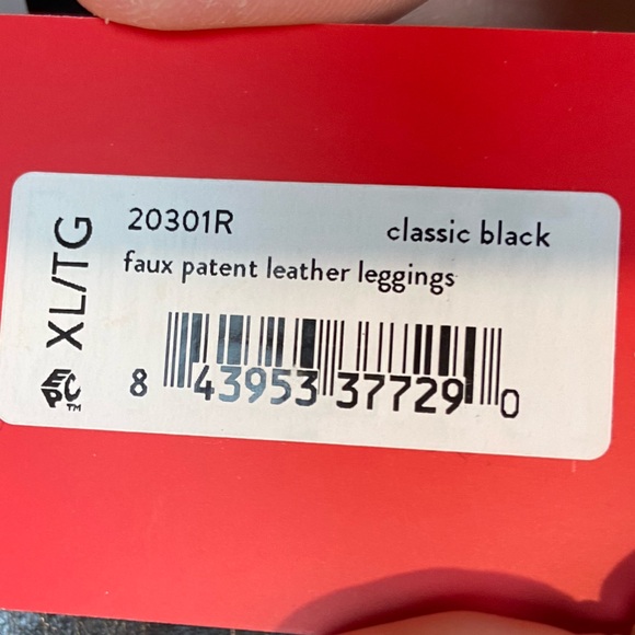 NWT SPANXshape Faux Leather Patent Leggings - Picture 12 of 15